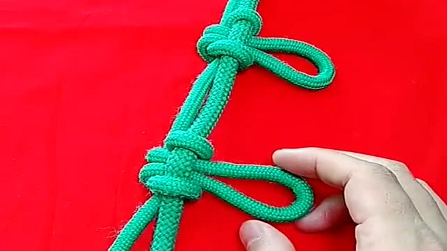 户外晾衣服必备绳结扣,再也不用担心,刮风衣服吹跑!