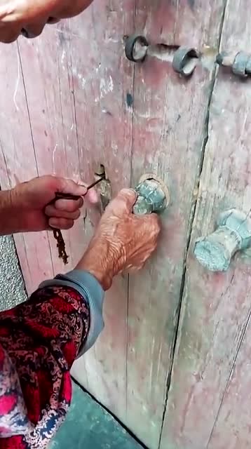 老一辈的拐钉钥匙,太神奇了,古人的智慧不得不服!