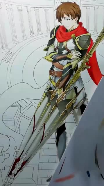 全职高手:大神手绘叶修,千机伞实在太帅了!