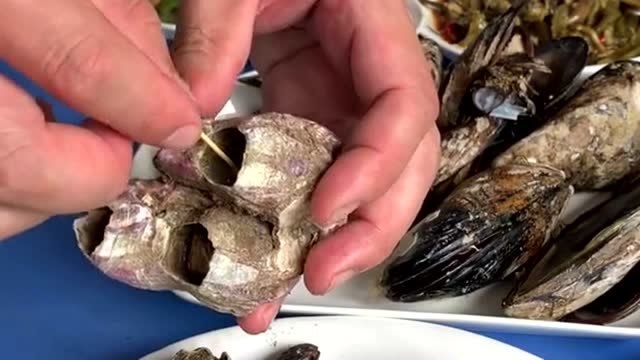 藤壶一个就价值不菲,只有赶海人才能经常吃到,你们知道怎么吃吗?