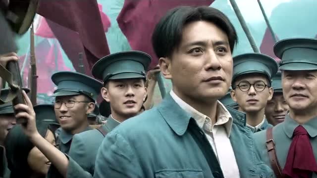 建军大业:井冈山会师,男子一句话,战士瞬间情绪高昂