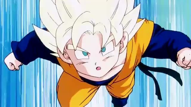 赛亚人悟天都变成超级赛亚人了竟然还不知道怎么飞行