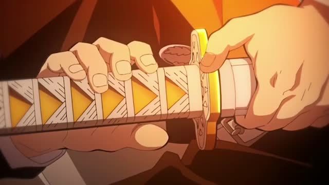 鬼灭超燃镜头,这动作不要太帅了吧,这个拔刀斩爱了爱了