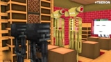 Minecraft动画：两个凋零骷髅挑战两个汽笛人！