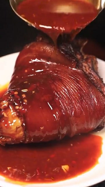 卤焦皮肘子,肥而不腻,爷爷最爱吃的一道菜