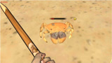 木筏求生手游44：我在岛上扎螃蟹，螃蟹会防御，有用吗？