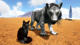 方舟生存进化：侏罗纪探险30寻找小猫咪，遇到深林之王白虎