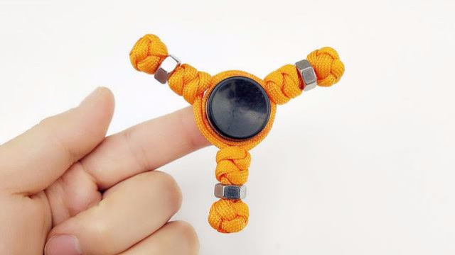 手工制作三叶指尖陀螺,简单实用好玩的小玩具