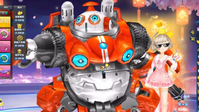 洛哥:qq飞车铁甲巨龙最胖的t车比人大10倍跑起来动力十足!