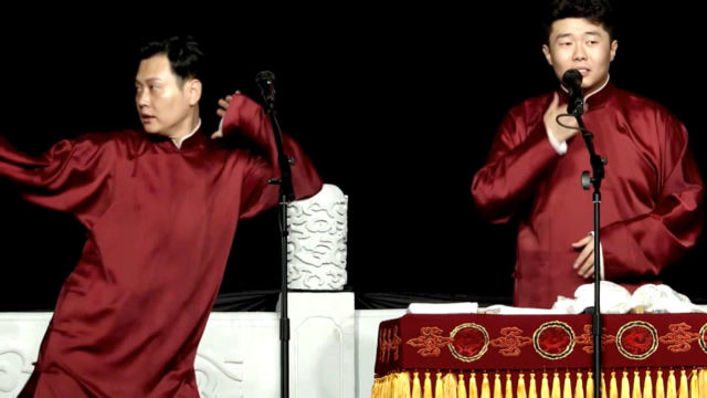 德云2020开箱演出,孟鹤堂周九良《梁祝》,小先生真是一点不惯着孟哥