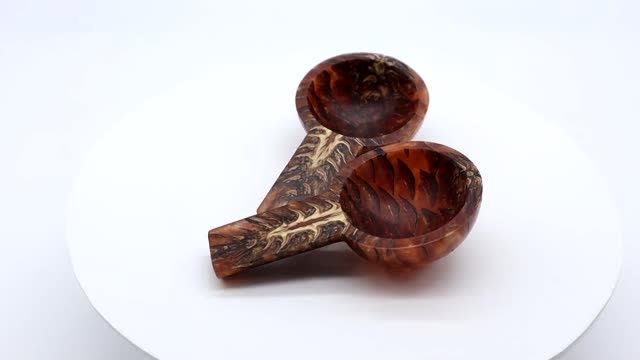 漂亮的工艺品,通过车削加工,没想到是用这个东西做的