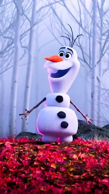 冰雪奇缘,可爱调皮的雪宝,天真活泼