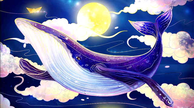 节省5000元培训费,带您的宝贝来画《海洋里的大鲸鱼》吧!