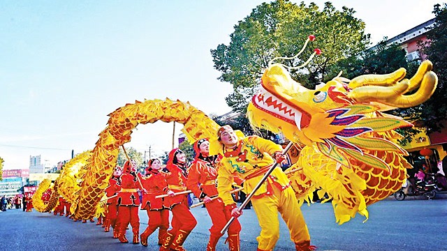 温州民俗:龙灯,神灵驾龙巡游!