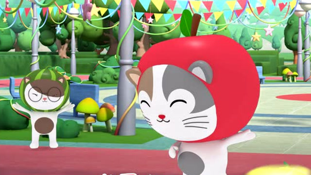 水果猫乐园玩具  搞笑亲子动画,草莓猫的奇妙逻辑!发生了什么?
