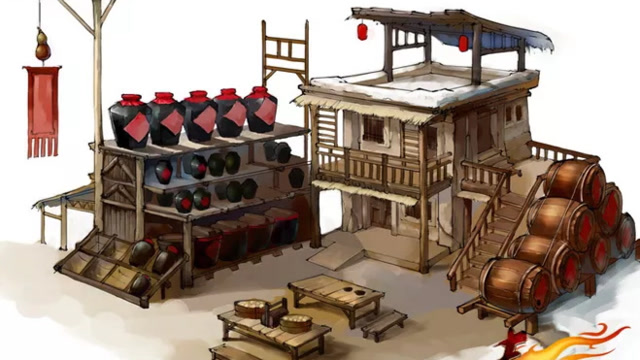 3dmax场景建模,古风酒馆,3d建模基础教程