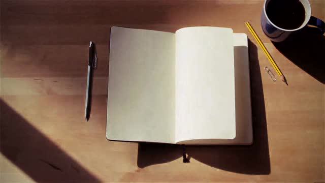 高清无水印翻书视频素材