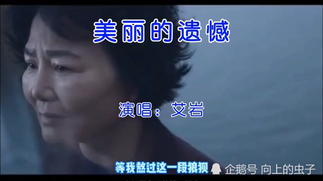 一首《美丽的遗憾》唱尽人间沧桑.体会遗憾,感悟人生.