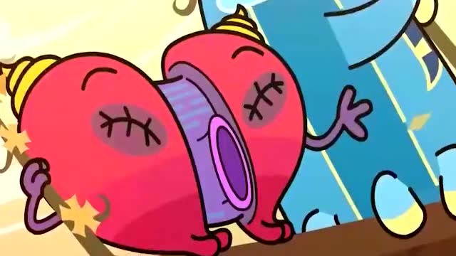 分心大王看见了变成公仔的记不住大王,瞬间泪流满面