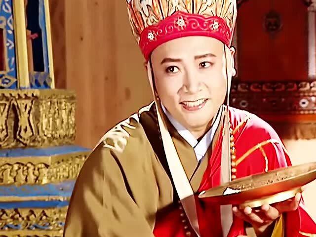 悟空变成唐僧的模样,张嘴连吐六颗心,就是没有妖怪要的黑心!
