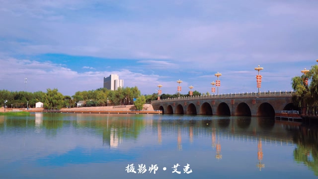 美丽的图木舒克市风景