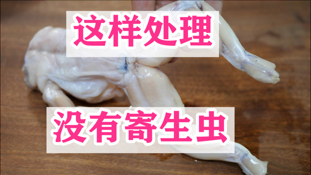 吃牛蛙和田鸡时,怎么清理?今天我告诉你答案,涨知识了