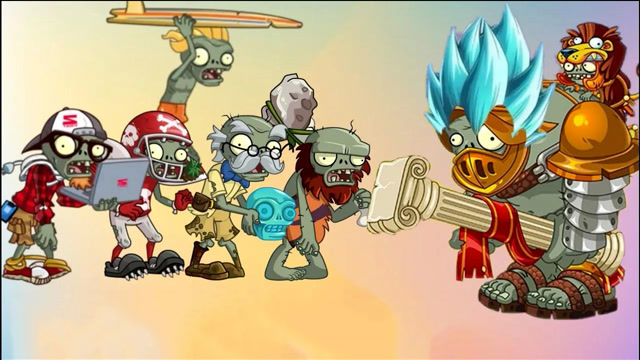 植物大战僵尸2:魔法少女巨型僵尸打不过弱小的冲浪僵尸?