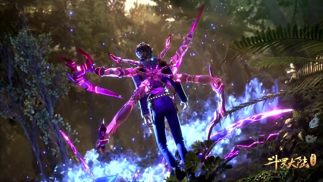 动漫暴怒下的唐三好恐怖八蛛魂骨瞬间吸干人面魔蛛