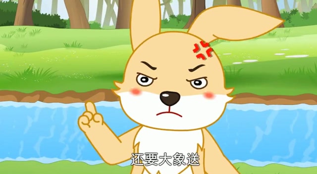 少儿故事:森林里小动物过河,小猴子小兔子,小老鼠和大象,看看他们怎么