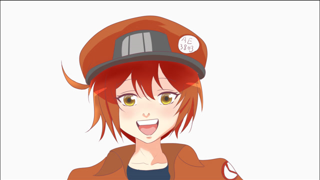 板绘:工作细胞红血球