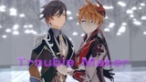 原神MMD：钟离和达达利亚的“Trouble Maker”