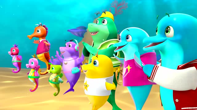 鲨鱼家族  第5集 彩虹潜水艇 - 色彩之歌