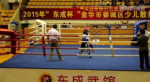刘军散打队--2015金华比赛陈彭飞决赛胜!
