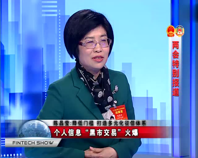 陈晶莹:降低门槛 打造多元化征信体系