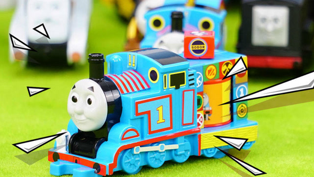 玩具口袋  托马斯之麦当劳系列02 旋转托马斯 拆箱 试玩 玩具