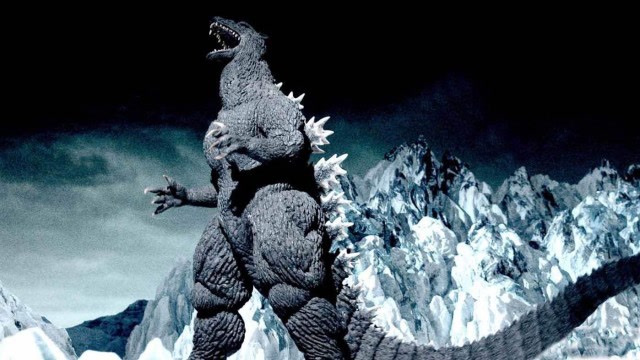 经典怪兽电影,终焉哥斯拉对战凯撒基多拉 ,怪兽打架,场面震撼