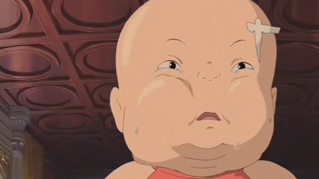 千与千寻:巨婴宝宝与小千寻初次相见,不陪我玩我就哭