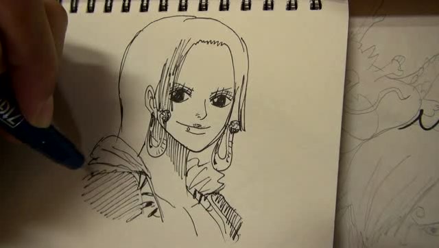 3分钟手绘海贼王罗宾