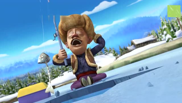 光头强钓鱼全钓的是垃圾