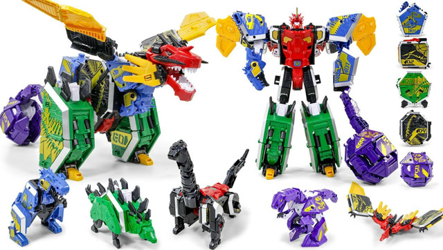 变形金刚立体恐龙战士组合合体变身玩具