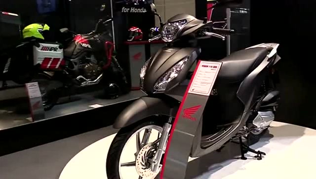 售价不到1万,2017本田新款五羊vision110小型踏板