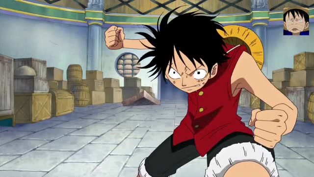 拳拳到肉的打斗,路飞不用果实能力也很强悍!