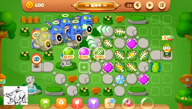 保卫萝卜3:公园主题第27关通关视频