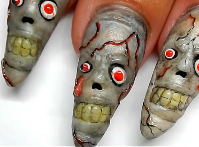 万圣节僵尸指甲