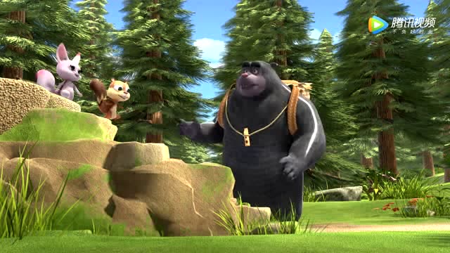 熊熊乐园 少儿早教亲子动画片 去野营