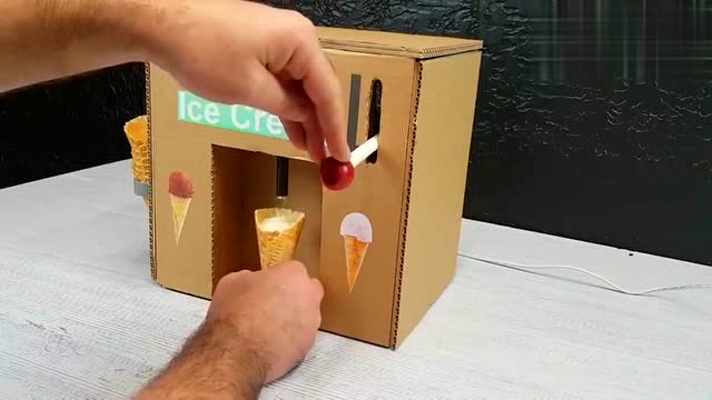 手工制作教你如何制作冰淇淋机