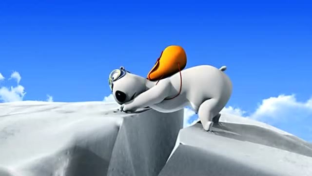 倒霉熊爬雪山,结果雪山倒了,真倒霉