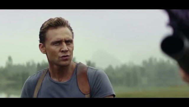 《金刚骷髅岛》抖森面对危险的时候,各种冷静表现,太帅了!