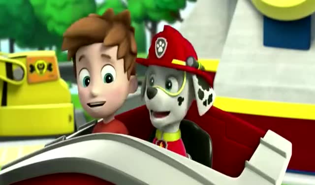 卡通动画片 亚利跟着毛毛一起出发救援:汪汪队立大功