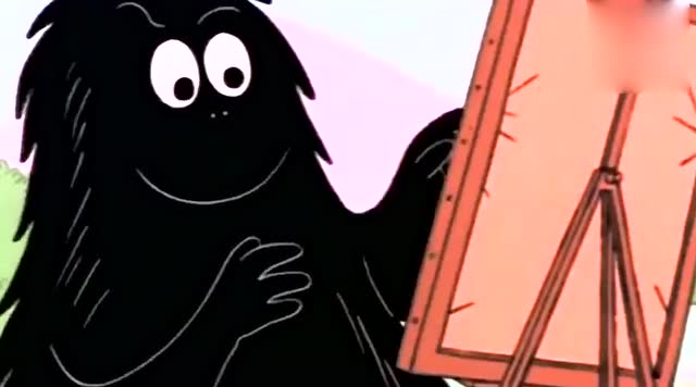 黑巴巴是画家哦,要画出一只好看的猫咪